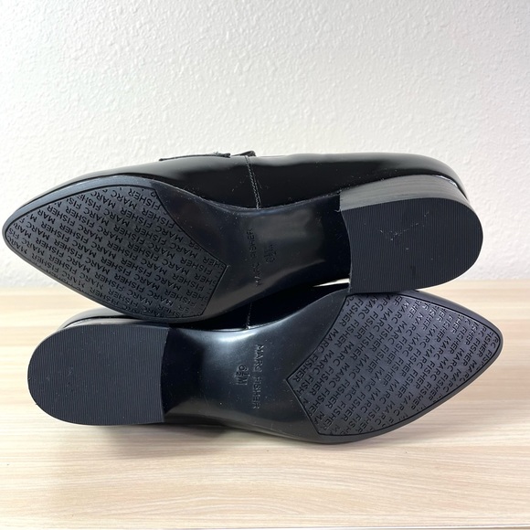 Marc Fisher Black Leker Loafer Preppy Career Office Casual Almond Toe 6.5 - Picture 5 of 7